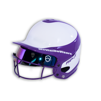 MoVision Batters Helmet Visor - Vegas Nights